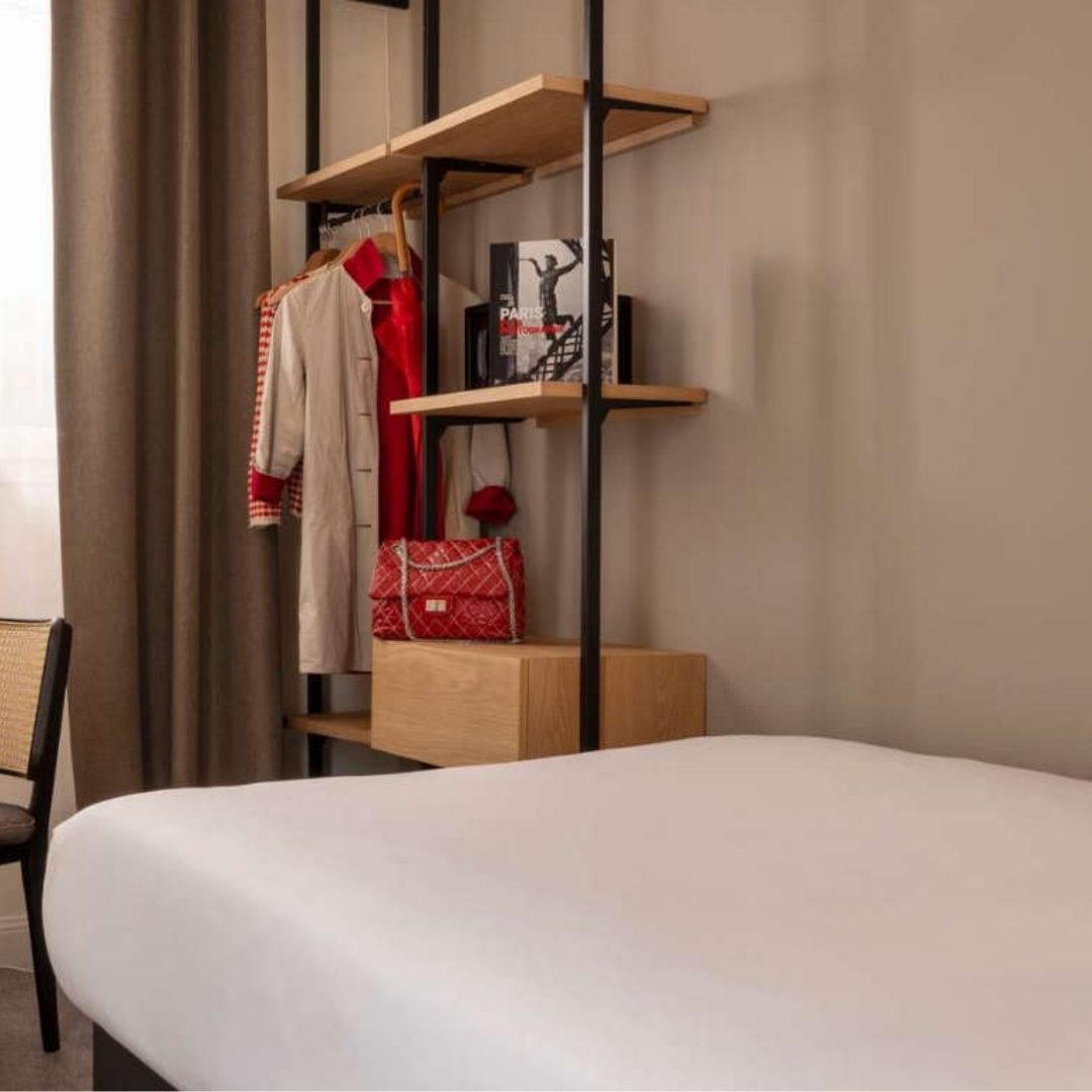 chambre simple au couleur belge - hotel paris 5 eme, Hôtel Abbatial